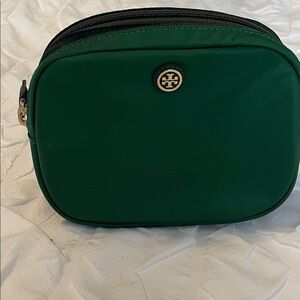 NWOT Tory Burch dual nylon cosmetic travel bag